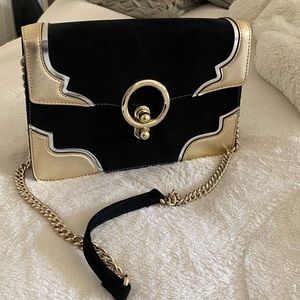 Blended Gold/ Silver Crossbody Bag